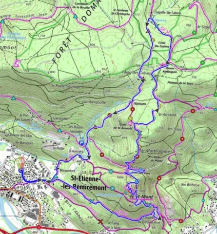 Randonnée de difficulté moyenne