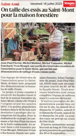 Démonstration de taille d'essis