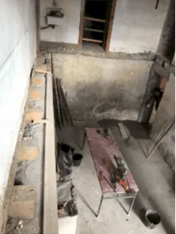 Aménagement intérieur, changement poutres 